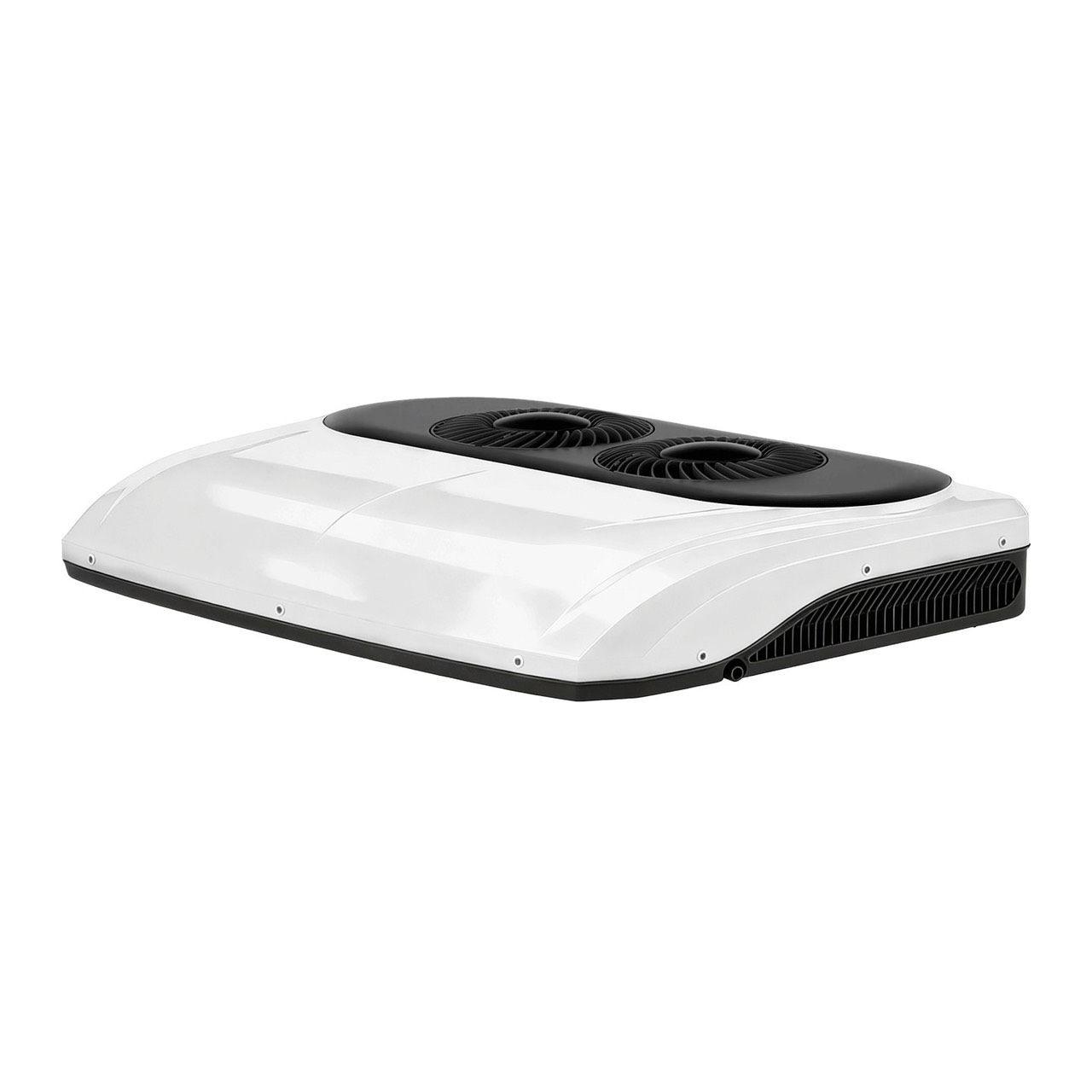 AIR CADDIEの提供製品画像。低い角度から見た外装と側面の形状。